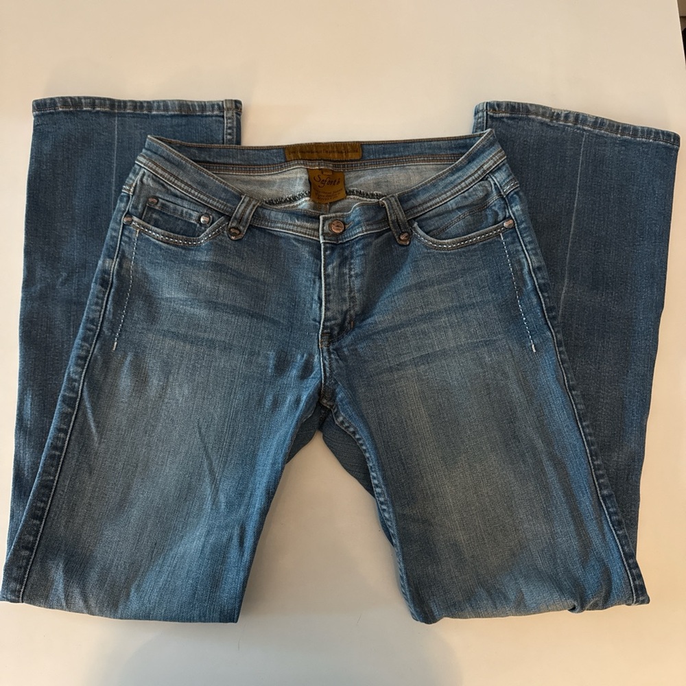 Low Waisted y2k Blue Denim Jeans